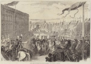 Grand Entry of the King of Prussia into Berlin by Albert Kretschmer
